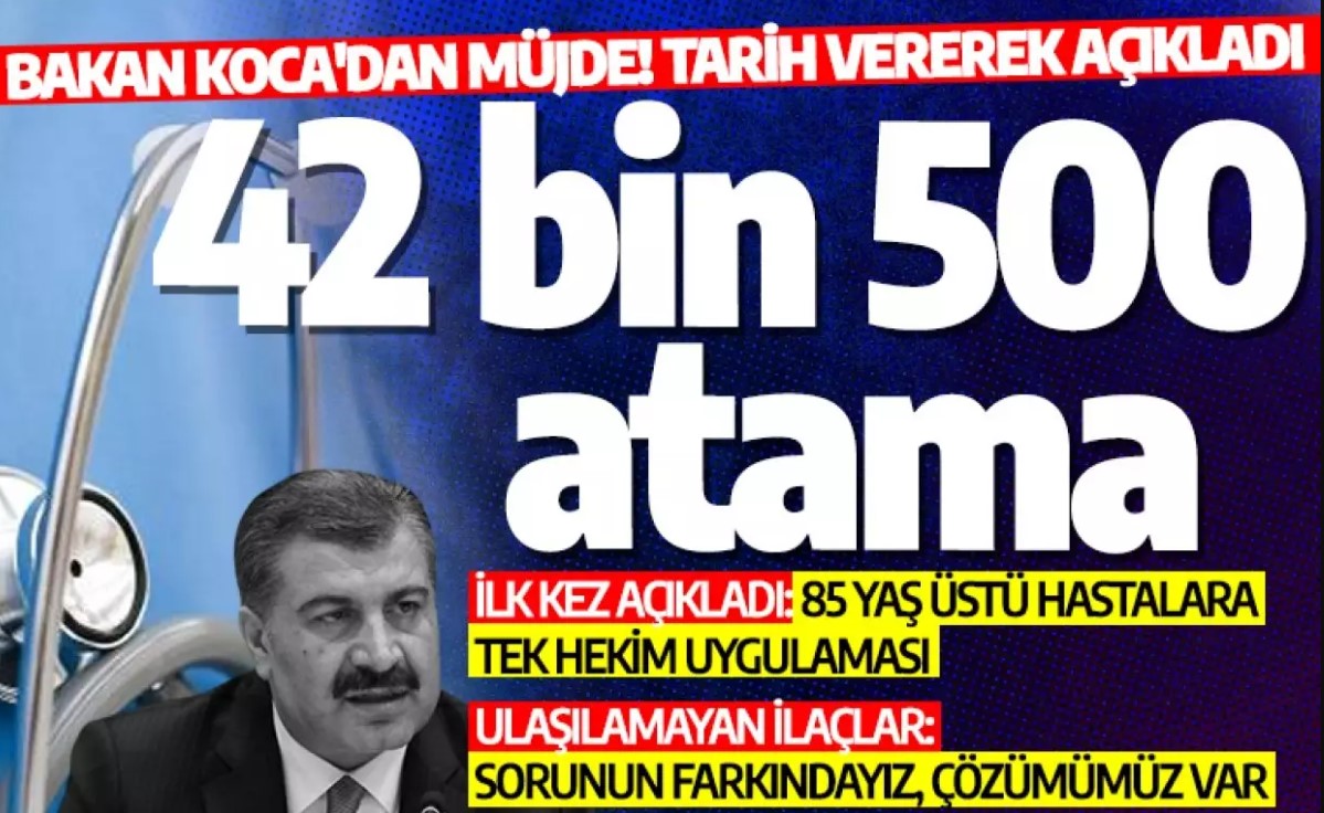 Sağlık Bakanı Fahrettin Koca,