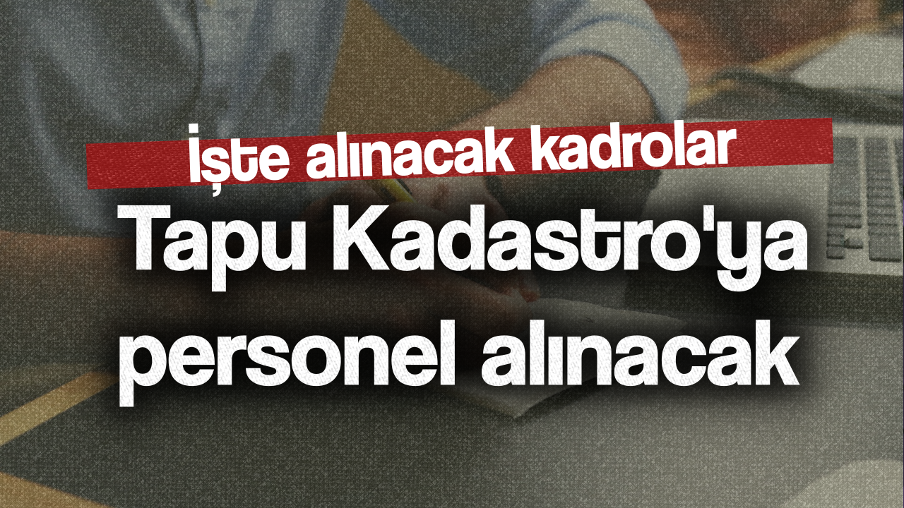 Tapu ve Kadastro Personel