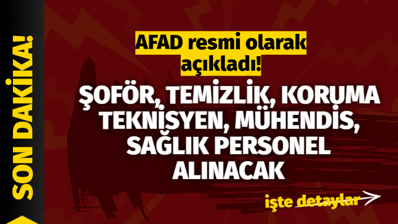 AFAD, İçişleri Bakanlığı’na bağlı